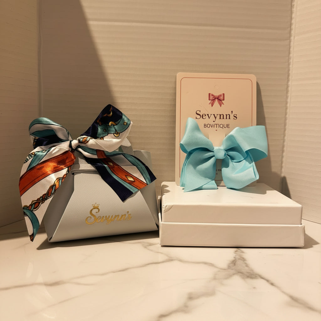 Skyblue princess and bow set