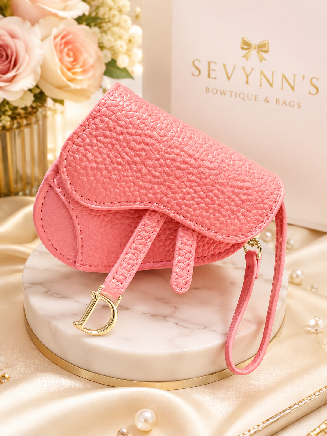 Little Luxe Saddle Crossbody Purse