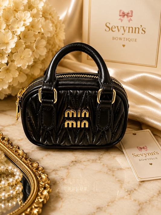 🖤 Midnight Black                   Luxe Mini Handbag