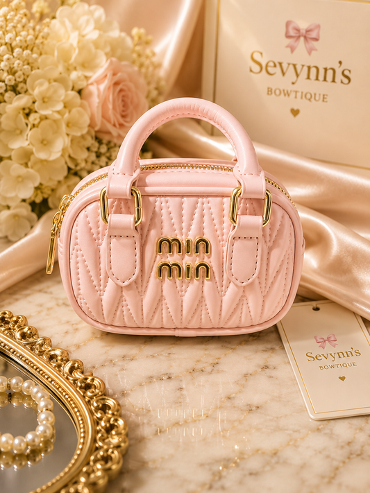 💕  Pedal Pink Luxe Mini Handbag