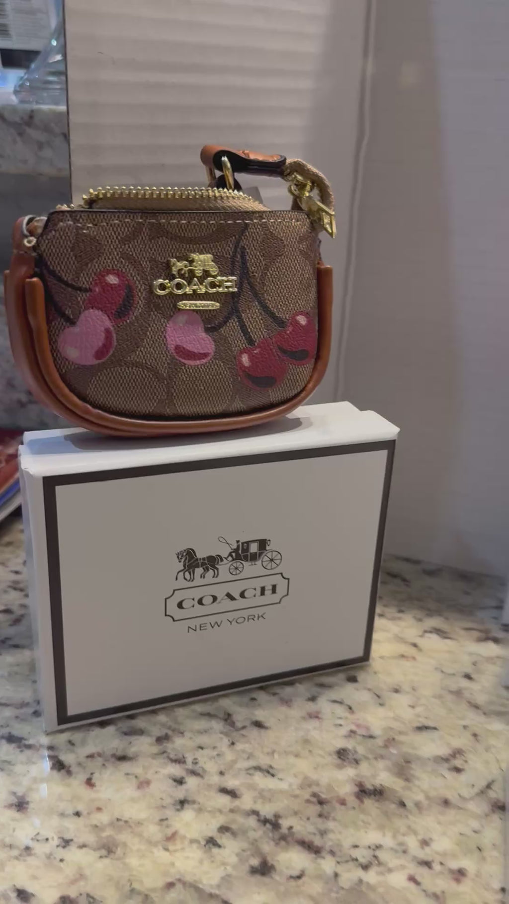 Cherry Charm Mini Crossbody Purses